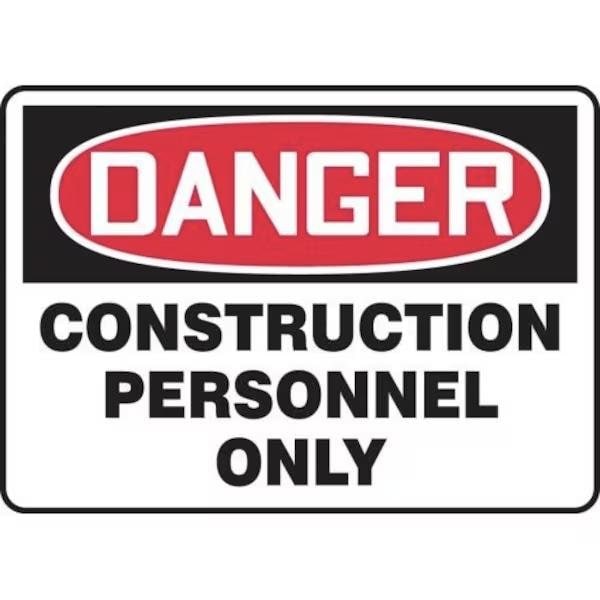 Accuform OSHA DANGER SAFETY SIGN CONSTRUCTIO MCRT130XT MCRT130XT - main